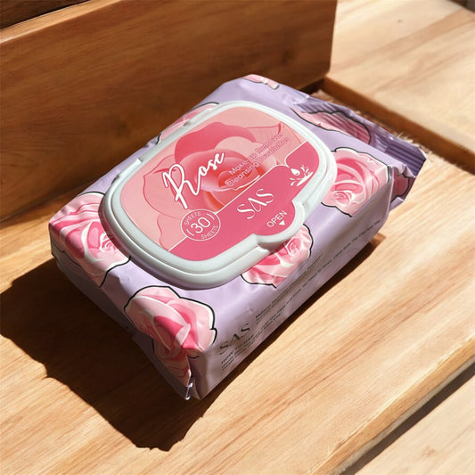 Lingettes Démaquillantes à la Rose
