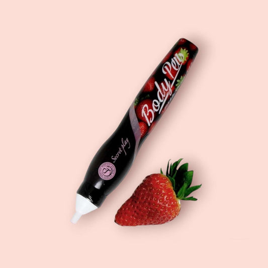 Stylo SECRET PLAY à la fraise comestible