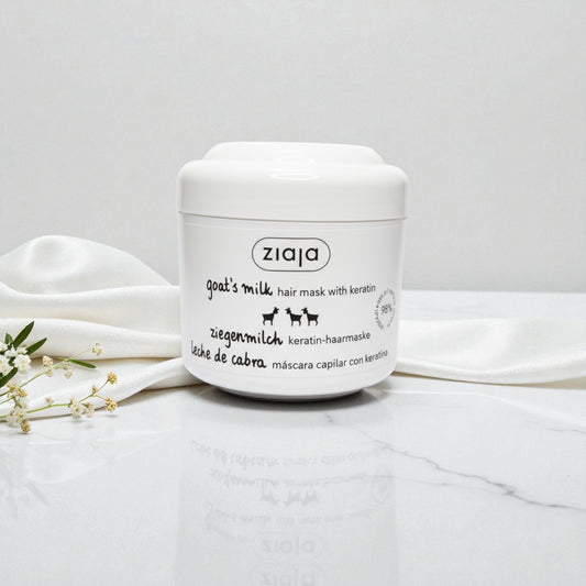 Masque capillaire Lait de Chèvre & Kératine - Réparation & Douceur intense